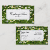 中央ラベルv5 -デイジー草原 名刺 (正面/裏面)