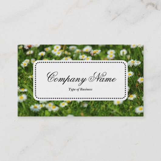 中央ラベルv5 -デイジー草原 名刺 (正面)