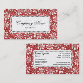 中央ラベルv5 – パターン140617 - Ruby Red 名刺 (正面/裏面)