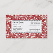 中央ラベルv5 – パターン140617 - Ruby Red 名刺 (裏面)