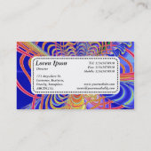 中央ラベルv5 – フラクタル抽象芸術061012d 名刺 (裏面)