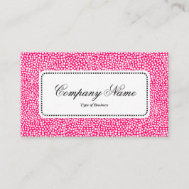 中央ラベルv5 – ランダムスポット – ネオンレッド 名刺