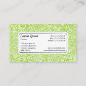 中央ラベルv5 – ランダムスポット – 火星の緑 名刺 (裏面)