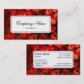 中央ラベルv5 – 赤いチューリップ 名刺 (正面/裏面)