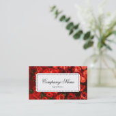 中央ラベルv5 – 赤いチューリップ 名刺 (スタンド正面)