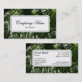 中央ラベルv5 - Woodland Canopy 01 名刺 (正面/裏面)