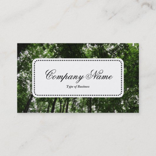 中央ラベルv5 - Woodland Canopy 01 名刺 (正面)