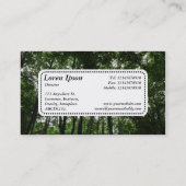 中央ラベルv5 - Woodland Canopy 02 名刺 (裏面)