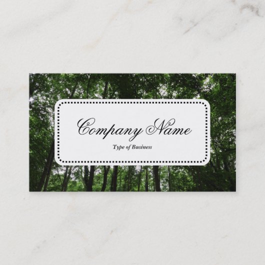 中央ラベルv5 - Woodland Canopy 02 名刺 (正面)