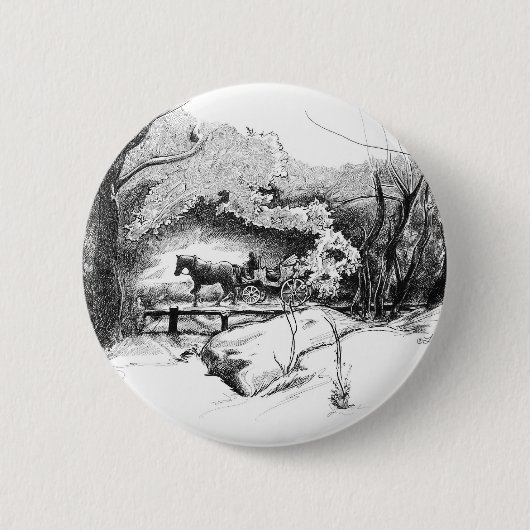 中央公園のボタンを通る乗り物 缶バッジ (正面)