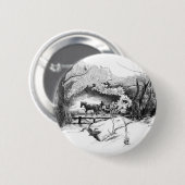 中央公園のボタンを通る乗り物 缶バッジ (正面&裏面)