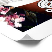 中央公園を散歩する人 ポスター (角)