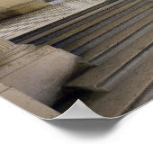 中央前庭のビュー、構築1642-51 ポスター (角)