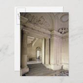 中央前庭のビュー、構築1642-51 ポストカード (正面/裏面)