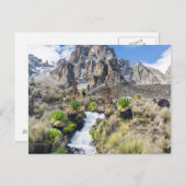 中央山ケニア国立公園 ポストカード (正面/裏面)