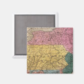 中央州の地図 マグネット (正面/裏面)