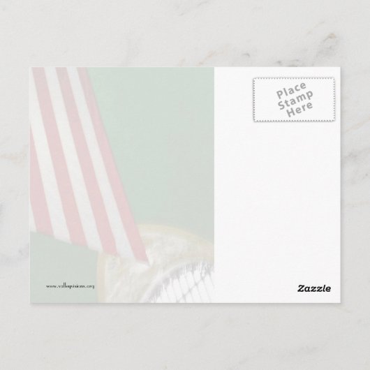 中央州旗 ポストカード (裏面)