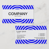 中央帯 – 緩和曲線 – 青と白 名刺 (正面/裏面)