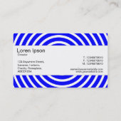 中央帯 – 緩和曲線 – 青と白 名刺 (裏面)