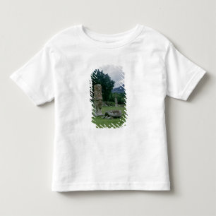 中央広場の前庭の石碑 トドラーTシャツ