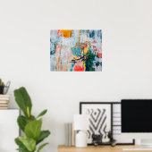 中央揃えなし ポスター (ホームオフィス)