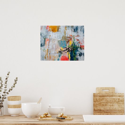 中央揃えなし ポスター (キッチン)