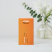 中央揃えタイプ/テキスタイルグラデーション 名刺 (スタンド正面)