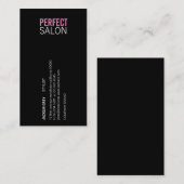 中央揃えタイプ 名刺 (正面/裏面)