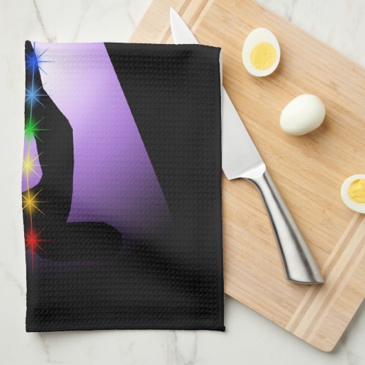 中央揃え キッチンタオル (四つ折り)