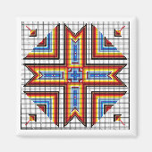 中央揃え マグネット (正面)