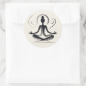 中央揃え ラウンドシール (バッグ)