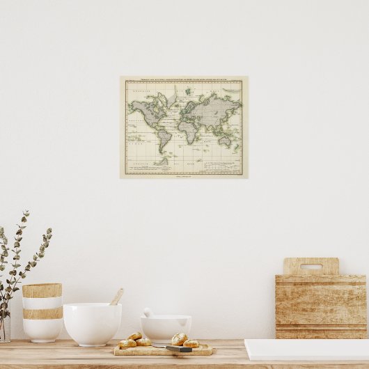 中央気圧計 ポスター (キッチン)