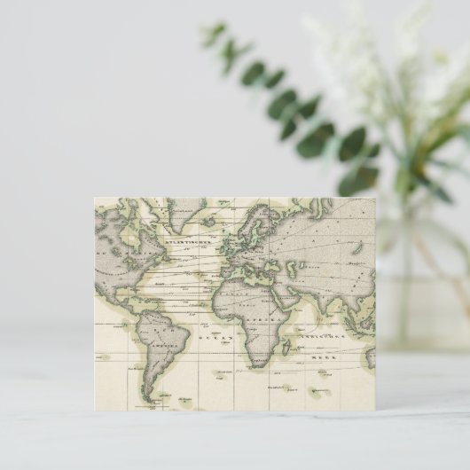 中央気圧計 ポストカード (スタンド正面)