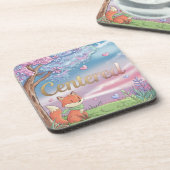 中央漫画スタイルコースターセット コースター (左側)