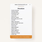 中央線チェックリスト バッジ (裏面)