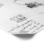 中央集権計画の建物のための勉強 ポスター (角)