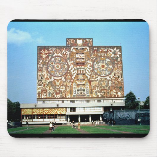 中央館の正面のモザイクを囲んで下さい マウスパッド (正面)