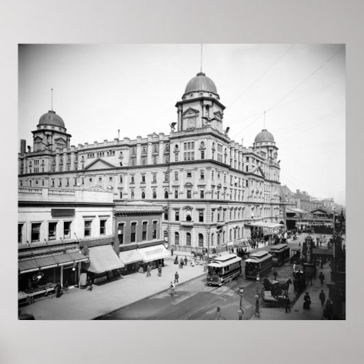 中央駅：1900年 ポスター (正面)