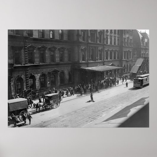 中央駅:1908年 ポスター (正面)