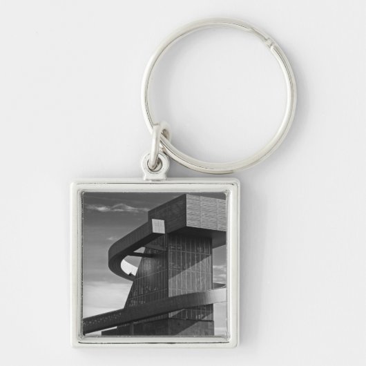 中央高等学校2017年 キーホルダー (正面)