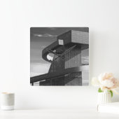 中央高等学校2017年 スクエア壁時計 (ホーム)