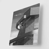 中央高等学校2017年 スクエア壁時計 (傾斜)