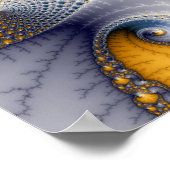 中央 – フラクタルアート ポスター (角)