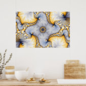 中央 – フラクタルアート ポスター (キッチン)