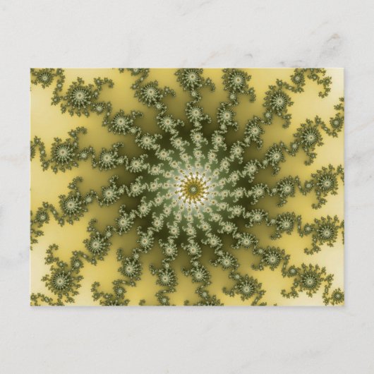 中央 – フラクタル葉書 ポストカード (正面)