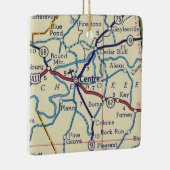 中央ALヴィンテージマップ セラミックオーナメント (右)