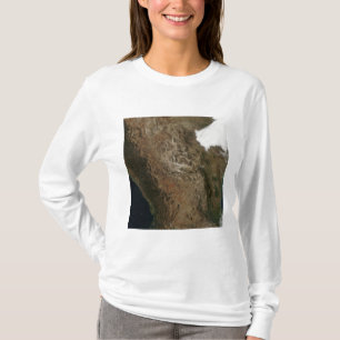 中央Mexiの景色の衛星概観 Tシャツ
