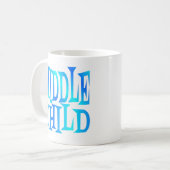 中子文字(青) コーヒーマグカップ (正面左)