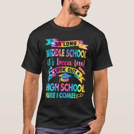 中学の方が中学の方が長い Tシャツ (正面)