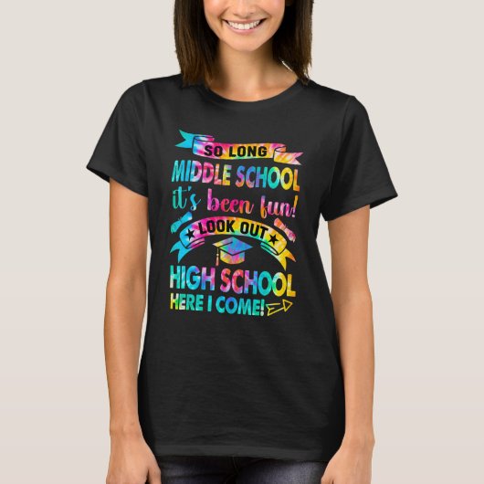 中学の方が中学の方が長い Tシャツ (正面)